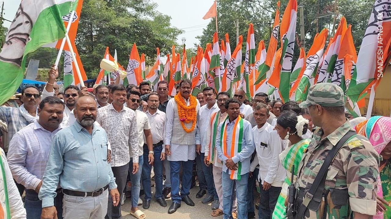 नवनियुक्त कांग्रेस जिलाध्यक्ष सोनाराम सिंकु के स्वागत में उमड़ा जनसैलाब, दिखी संगठन की ताकत