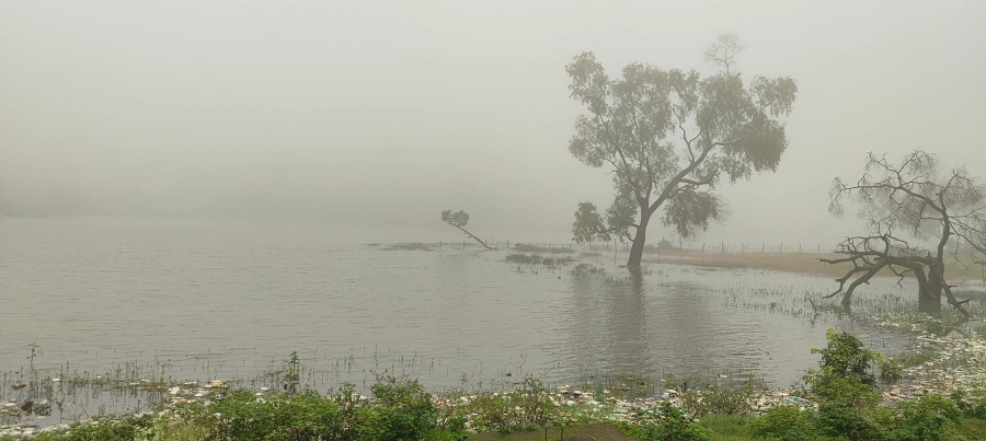 हर तेज बारिश में बाढ़ का खौफ, बड़ाजामदा के घरों में 4-5 फीट पानी; किरीबुरू में भी तालाब उफनाए