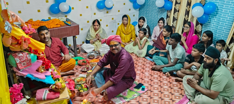 गणपति बप्पा मोरया के जयघोष से गूंजा किरीबुरू-मेघाहातुबुरु और गुवा गणपति बप्पा मोरया के जयघोष से गूंजा किरीबुरू-मेघाहातुबुरु और गुवा